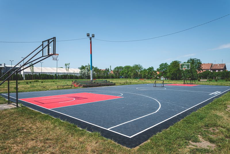 Local Basketball Court Installation pros at work