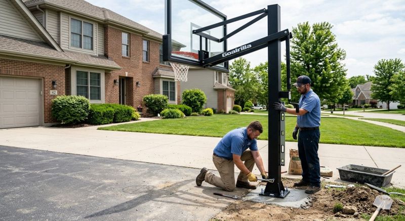 Basketball Goal Installation in Alpharetta, GA