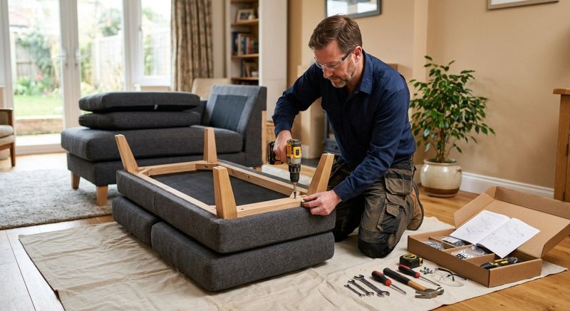 Couch Assembly in Kansas City, KS