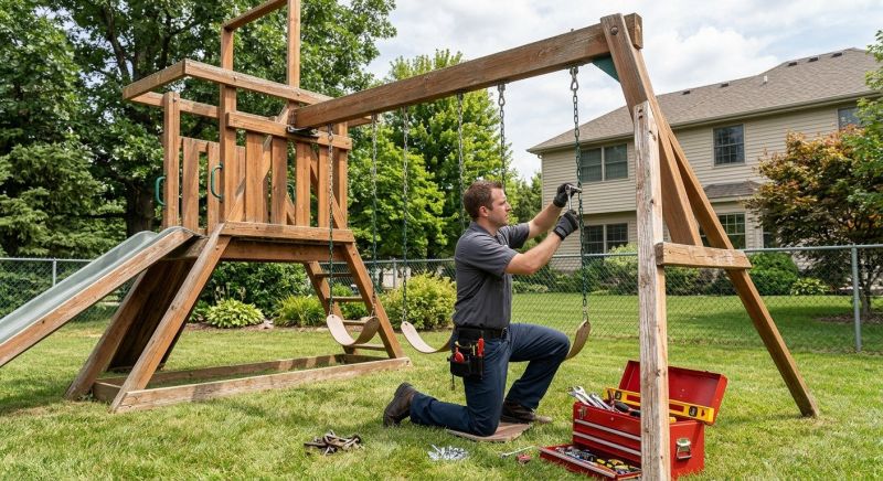 Swing Set Repair in Olathe, KS