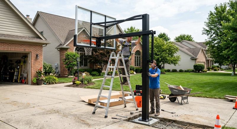 Basketball Goal Installation in Kansas City, KS