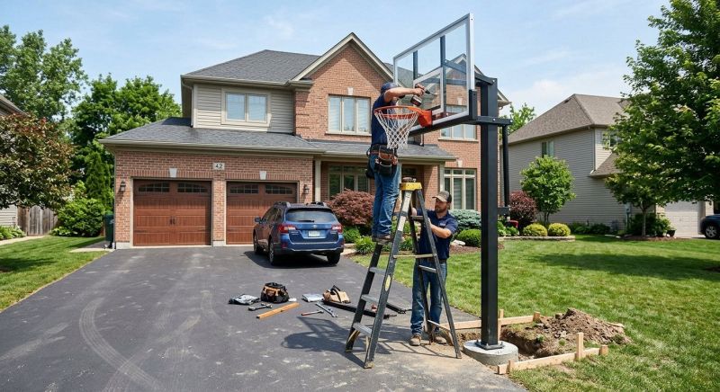 Basketball Goal Installation in Prescott Valley, AZ