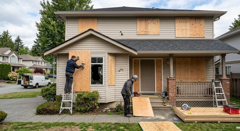 Emergency Board Up Service in Conroe, TX