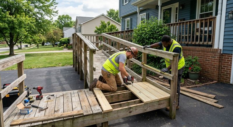 Handicap Ramp Repair in Olathe, KS