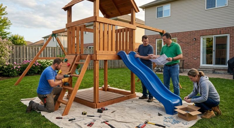 Jungle Gym Installation in Kansas City, MO