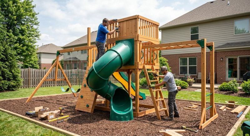 Playground Equipment Assembly in Olathe, KS