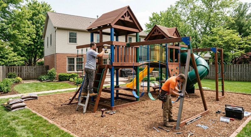 Playground Installation in Kansas City, MO