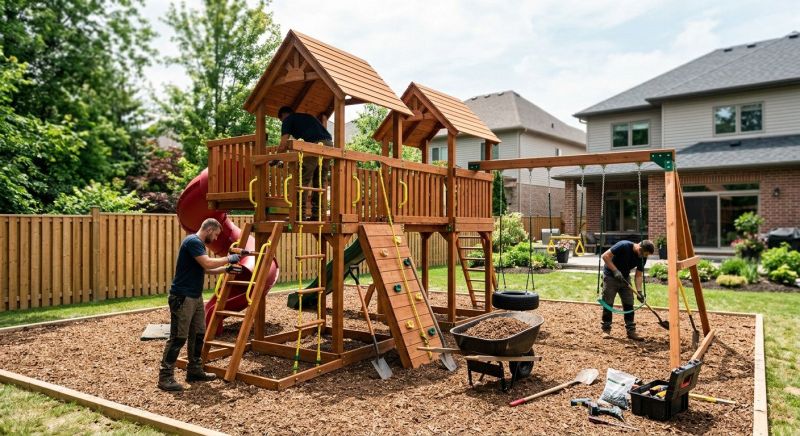 Playground Installation in Littleton, CO