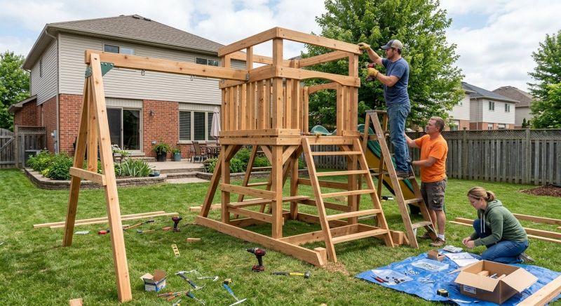 Playground Set Assembly in Prescott Valley, AZ
