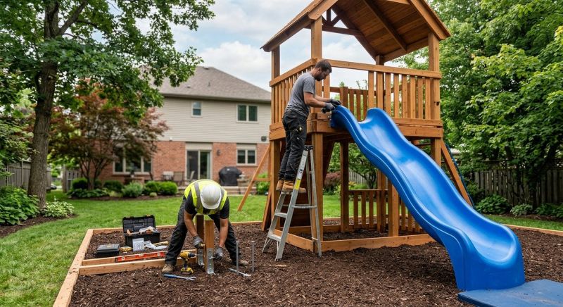 Sliding Board Installation in Conroe, TX