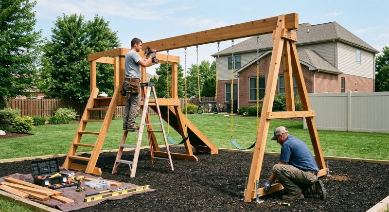Sliding Board Installation in Kansas City, KS
