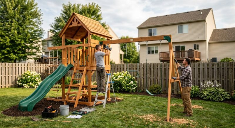 Sliding Board Installation in Kansas City, KS