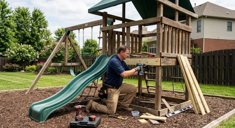 Swing Set Repair in Olathe, KS