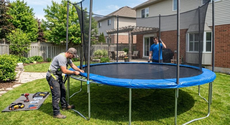 Trampoline Installation in Conroe, TX