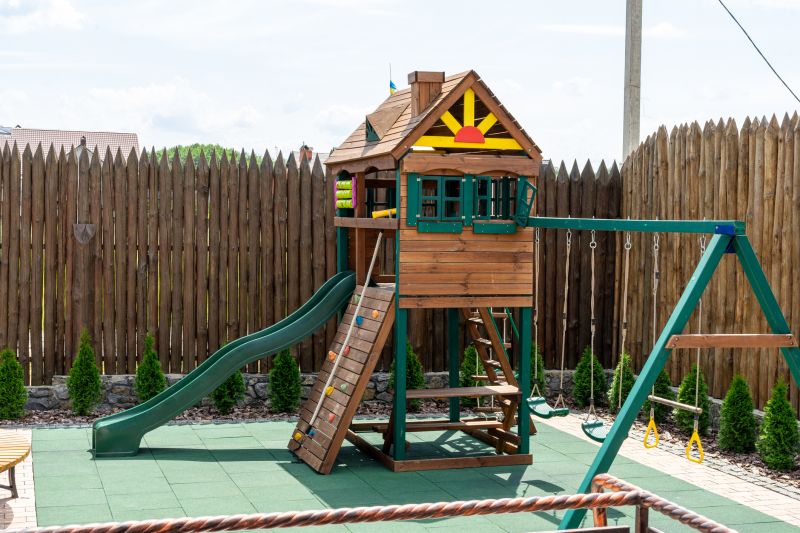 Wooden Playset Installation in Overland Park, KS