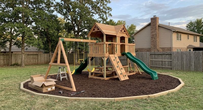 Wooden Playset Installation in Boulder, CO